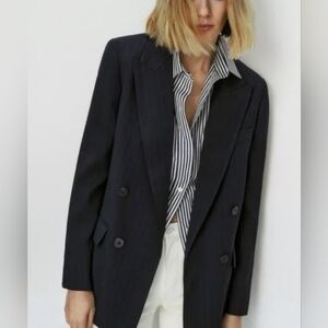 Massimo Dutti Classic Brown/green Jacket